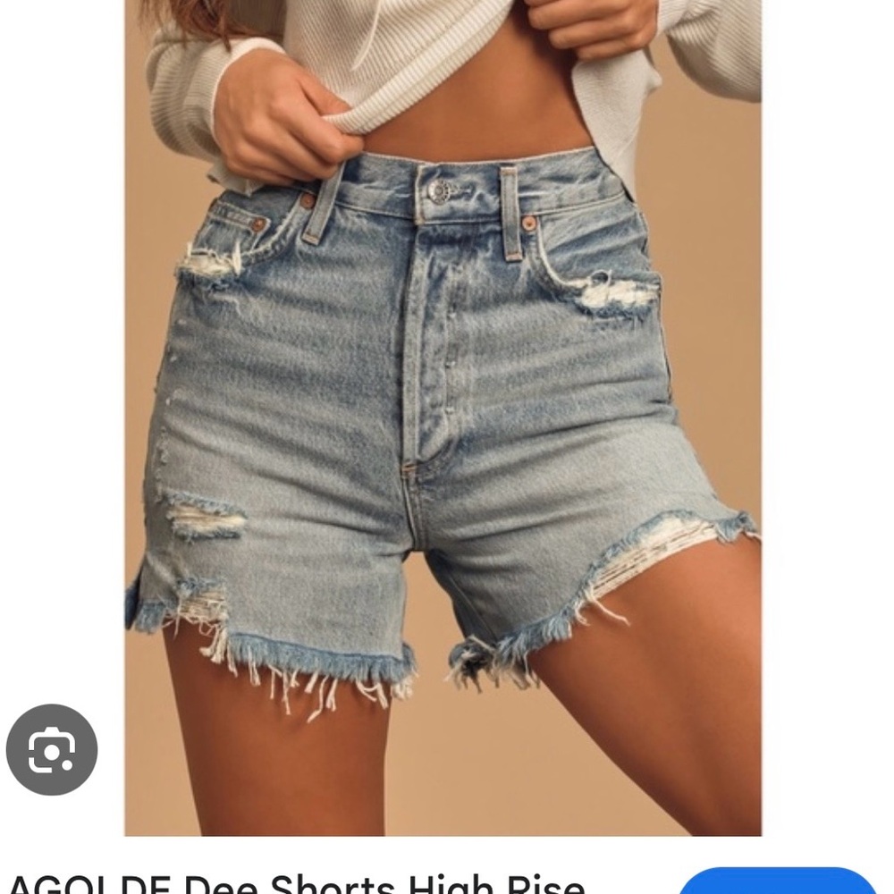 Agolde Dee High Rise Jean Shorts